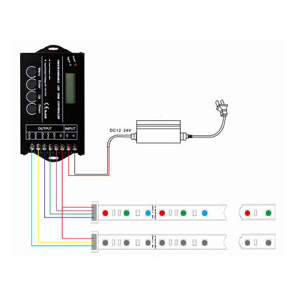 TC420 DC12-24V 5 Channel Time Programmable Controller, LED Controller TC420 DC12-24V 5 Channel Time Programmable Controller, LED Controller